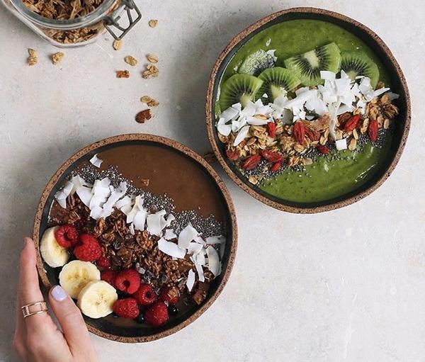 Christmas Coloured Smoothie Bowls