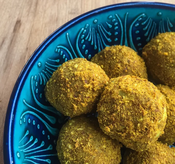 Vegan Protein Golden Balls